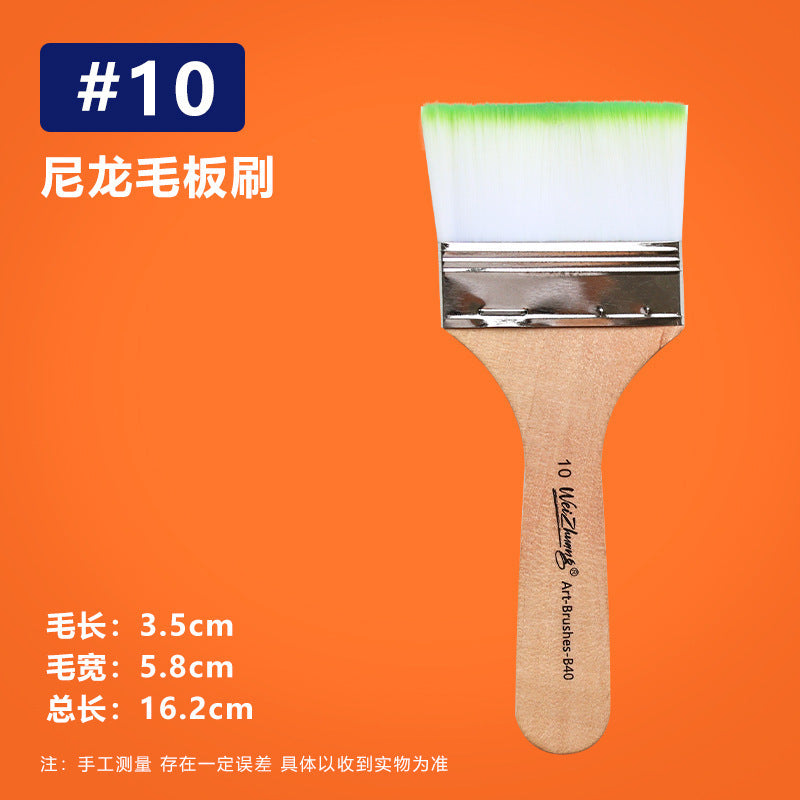 Nylon Hair Oil Painting Brushes, Red Handle Brushes, Watercolor Gouache Brushes, Industrial Children's Painting Brushes, Wholesale