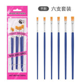 Nylon Hair Oil Painting Brushes, Red Handle Brushes, Watercolor Gouache Brushes, Industrial Children's Painting Brushes, Wholesale