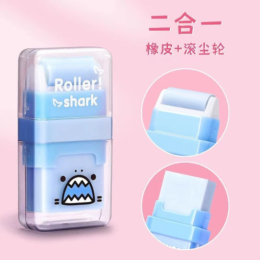 Morning Light Rolling Eraser with Cute Animal Shapes, Dual-Head Eraser, Two-In-One Erasing and Debris Collection, Clean Eraser for Students