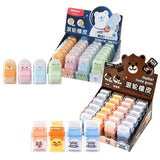 Morning Light Rolling Eraser with Cute Animal Shapes, Dual-Head Eraser, Two-In-One Erasing and Debris Collection, Clean Eraser for Students