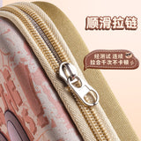 3D stationery box primary school student pull cloth pencil case girl cartoon large capacity pencil case student children gift set