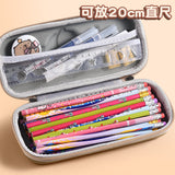 3D stationery box primary school student pull cloth pencil case girl cartoon large capacity pencil case student children gift set