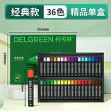 Dankelin heavy color oil painting stick soft single oily black white children's painting supplement color crayons