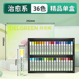 Dankelin heavy color oil painting stick soft single oily black white children's painting supplement color crayons