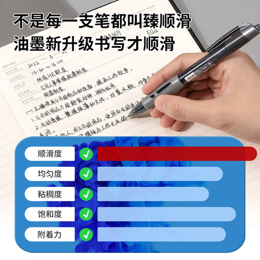 Deli stationery press gel pen 0.5 bullet pen students press pen examination brush office s08 pen