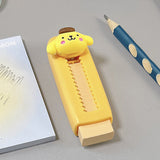 Cartoon Cute Push-Pull Retractable Eraser for Students, Clean Debris, Ultra-Clean, New Durable School Supplies, Easy to Erase