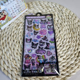 3D Stereo Embossed Luminous Stickers for Girls and Kidsren's Handbags DIY Decorations Small Patterns Cartoon Cute and Fun