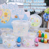 The new starry sky foaming glue is getting bigger and bigger, with high color value. Slime decompression can be brushed, non-sticky and beautiful and cheap
