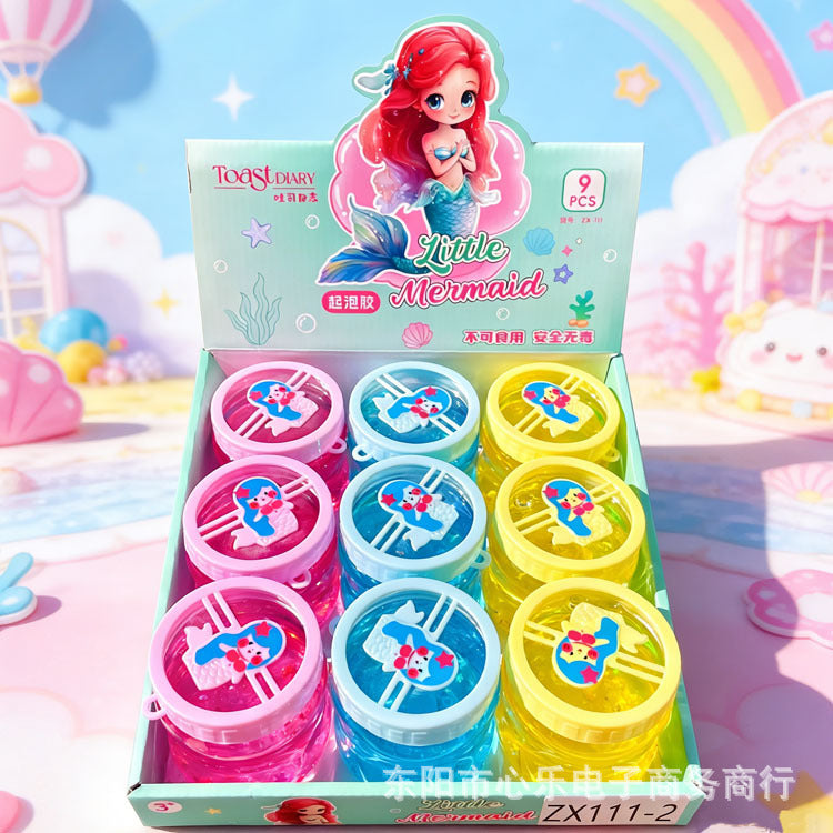The new starry sky foaming glue is getting bigger and bigger, with high color value. Slime decompression can be brushed, non-sticky and beautiful and cheap