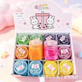 The new starry sky foaming glue is getting bigger and bigger, with high color value. Slime decompression can be brushed, non-sticky and beautiful and cheap
