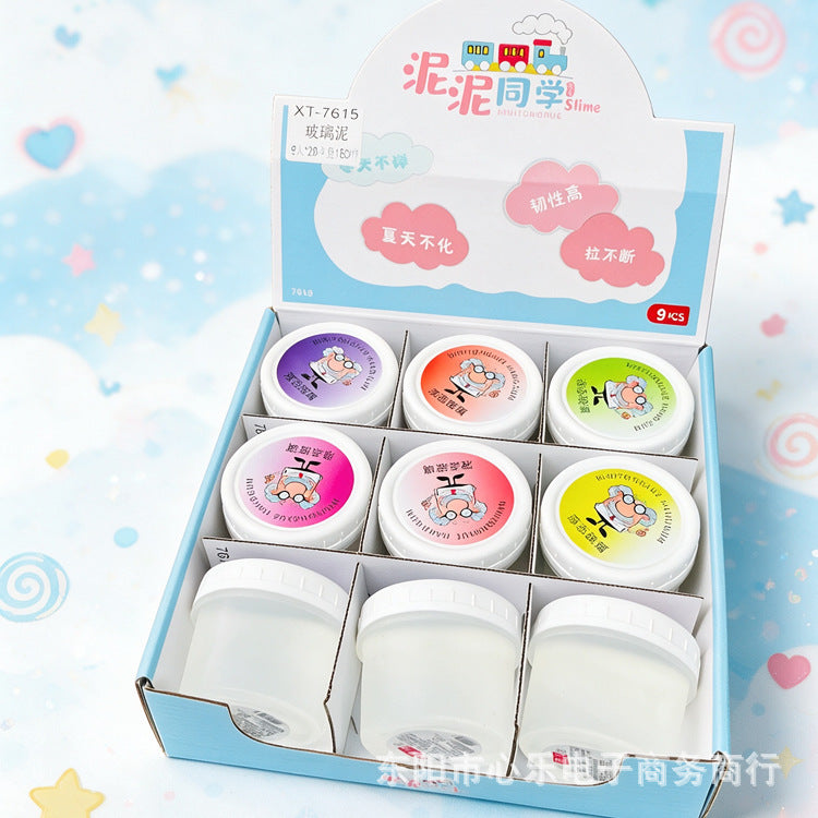 The new starry sky foaming glue is getting bigger and bigger, with high color value. Slime decompression can be brushed, non-sticky and beautiful and cheap