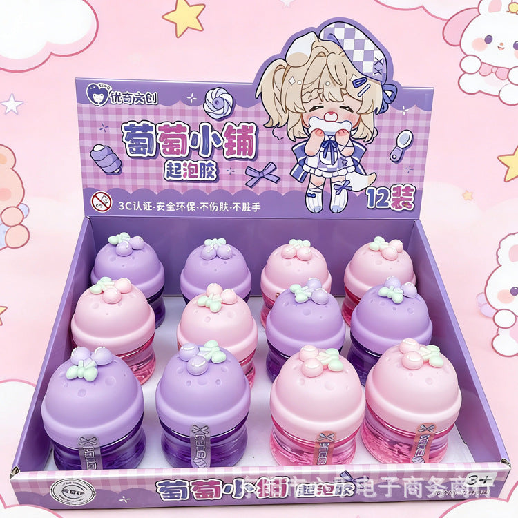 The new starry sky foaming glue is getting bigger and bigger, with high color value. Slime decompression can be brushed, non-sticky and beautiful and cheap