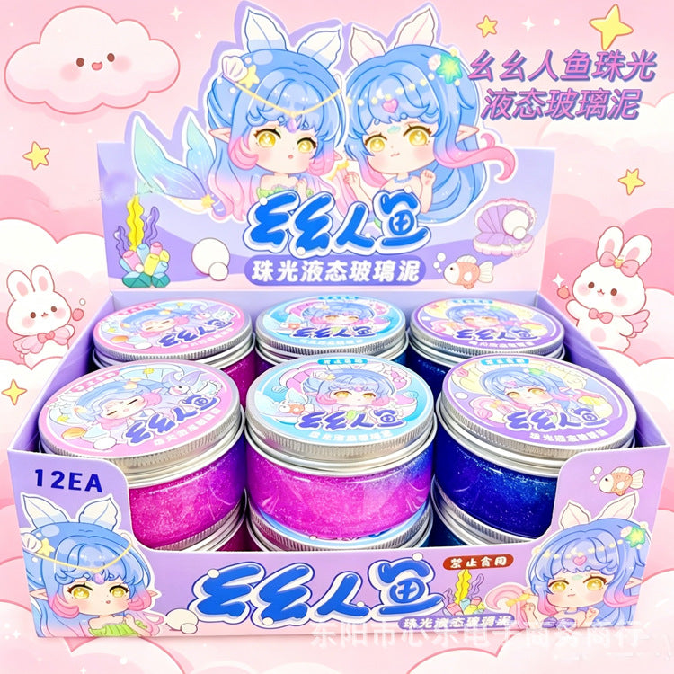 The new starry sky foaming glue is getting bigger and bigger, with high color value. Slime decompression can be brushed, non-sticky and beautiful and cheap