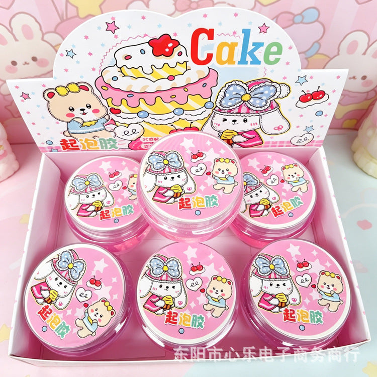 The new starry sky foaming glue is getting bigger and bigger, with high color value. Slime decompression can be brushed, non-sticky and beautiful and cheap