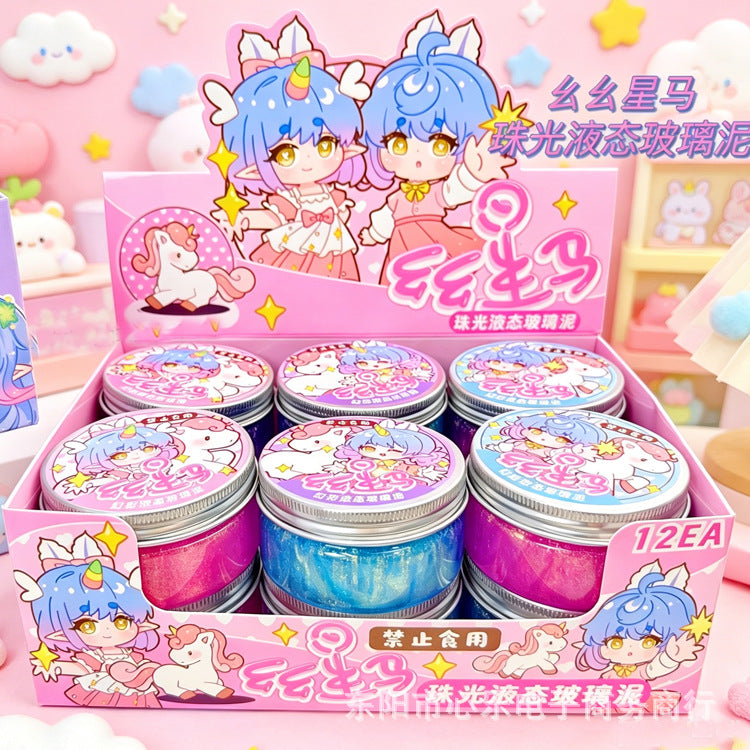 The new starry sky foaming glue is getting bigger and bigger, with high color value. Slime decompression can be brushed, non-sticky and beautiful and cheap