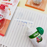 Creative Drink Shape Correction Tape Cartoon Wahaha Image Soda Error Correction Tape Student Correction Tape Stationery
