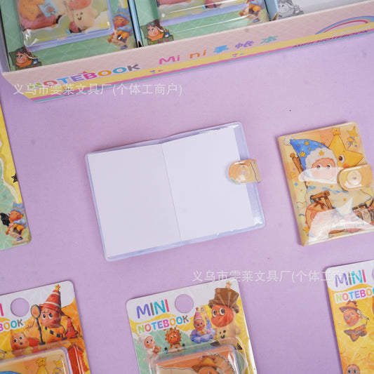 Creative New Star-Themed Notebook with High Aesthetic Appeal, Pop Mart Snap-Button Notebook, Cute Mini Notebook Wholesale