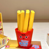 8622 realistic French fries shape sharing eraser suit cute eraser clean seamless no crumbs stationery