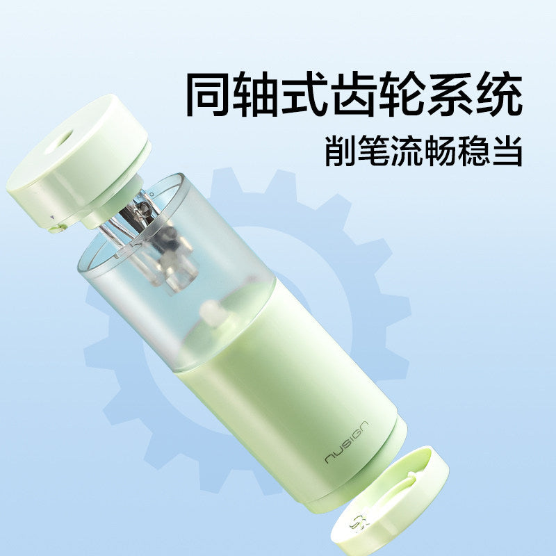 Deli Ns075 Handheld Electric Pencil Sharpener for Elementary School Students, Children's Pencil Sharpener
