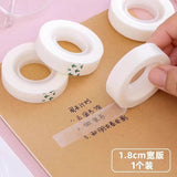 Invisible stationery tape students wrong topic sticky topic stationery tape seamless small adhesive paper office style high adhesive tape