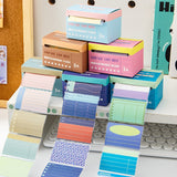 Creative boxed pull note stickers student Mark message sticky note hand account classification index label stickers wholesale