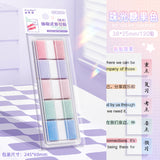 Kaba Bear Pearlescent Index Sticker Removable Post-It Notes Students Can Write Transparent Memo Notes with Strong Stickiness