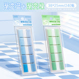 Kaba Bear Pearlescent Index Sticker Removable Post-It Notes Students Can Write Transparent Memo Notes with Strong Stickiness