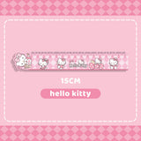 Cartoon Cute Sanrio Straight Ruler with High Appearance Value Kuromi Cinnamon Dog Acrylic 15cm for Primary School Students