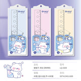 Creative Inspirational Ruler Set for Students, Four-Piece Set, High-Quality Transparent Ruler, Triangle Ruler, Protractor, Ruler Set Wholesale