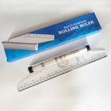 30cm angle parallel ruler roller ruler balance ruler Rolling ruler multi-function drawing design drawing ruler tool