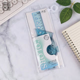 20cm Soft Ruler Four-Piece Set of Rulers for Students to Draw with Triangular Rulers and Protractors Multi-Specification Ruler Sets Wholesale