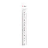 Morning Light Transparent Ruler Student Exam Drawing Measuring Ruler 15cm Wavy Soft Ruler Aluminum Alloy 20cm Plastic