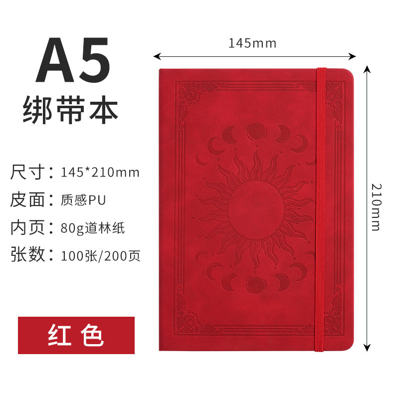 Cross-Border Retro Strap-On Notebooks, Notepads, Diaries, Journals, School Multi-Functional Notebooks, Wholesale from Manufacturers