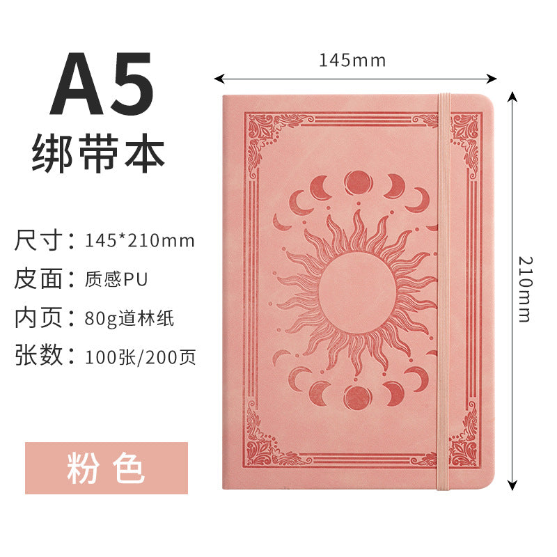 Cross-Border Retro Strap-On Notebooks, Notepads, Diaries, Journals, School Multi-Functional Notebooks, Wholesale from Manufacturers