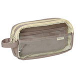 Portable Pencil Case with Large Capacity and Visible Window, Stationery Storage Bag, Ins-Style, Simple, Lightweight for Primary and Secondary Schools