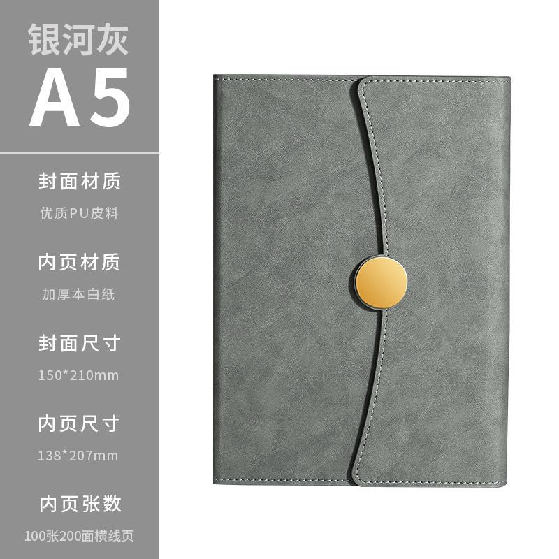 A5 70% off A6 Loose-Leaf Notebook Color-Changing Pu Notebook Gift Box Set Gift School Custom Logo Magnetic Buckle Notepad