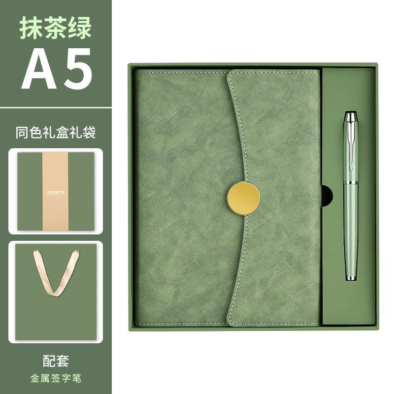 A5 70% off A6 Loose-Leaf Notebook Color-Changing Pu Notebook Gift Box Set Gift School Custom Logo Magnetic Buckle Notepad