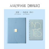 A5 70% off A6 Loose-Leaf Notebook Color-Changing Pu Notebook Gift Box Set Gift School Custom Logo Magnetic Buckle Notepad