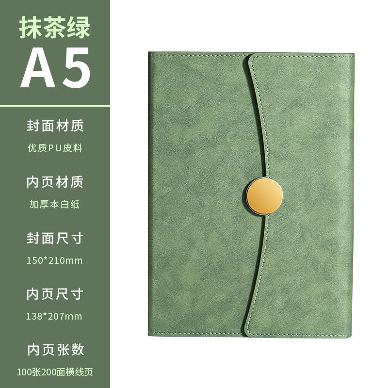 A5 70% off A6 Loose-Leaf Notebook Color-Changing Pu Notebook Gift Box Set Gift School Custom Logo Magnetic Buckle Notepad