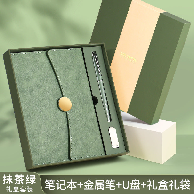 A5 70% off A6 Loose-Leaf Notebook Color-Changing Pu Notebook Gift Box Set Gift School Custom Logo Magnetic Buckle Notepad