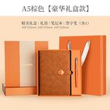 A5 70% off A6 Loose-Leaf Notebook Color-Changing Pu Notebook Gift Box Set Gift School Custom Logo Magnetic Buckle Notepad