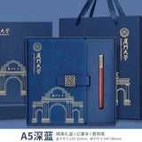 Xiamen University Notebook Gift Box Set Cultural and Creative Souvenirs Bookmarks School Event Gifts with Logo Printing