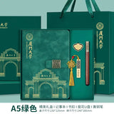 Xiamen University Notebook Gift Box Set Cultural and Creative Souvenirs Bookmarks School Event Gifts with Logo Printing
