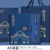 Xiamen University Notebook Gift Box Set Cultural and Creative Souvenirs Bookmarks School Event Gifts with Logo Printing