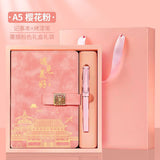 Teacher's Day Notebook Set Gift Box with Custom Logo, School Training Institution Notebook, Prize, High-Quality Notebook