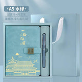 Teacher's Day Notebook Set Gift Box with Custom Logo, School Training Institution Notebook, Prize, High-Quality Notebook