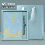 Teacher's Day Notebook Set Gift Box with Custom Logo, School Training Institution Notebook, Prize, High-Quality Notebook