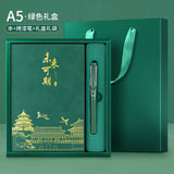 Teacher's Day Notebook Set Gift Box with Custom Logo, School Training Institution Notebook, Prize, High-Quality Notebook