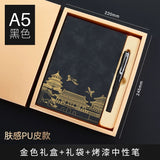 Teacher's Day Notebook Set Gift Box with Custom Logo, School Training Institution Notebook, Prize, High-Quality Notebook