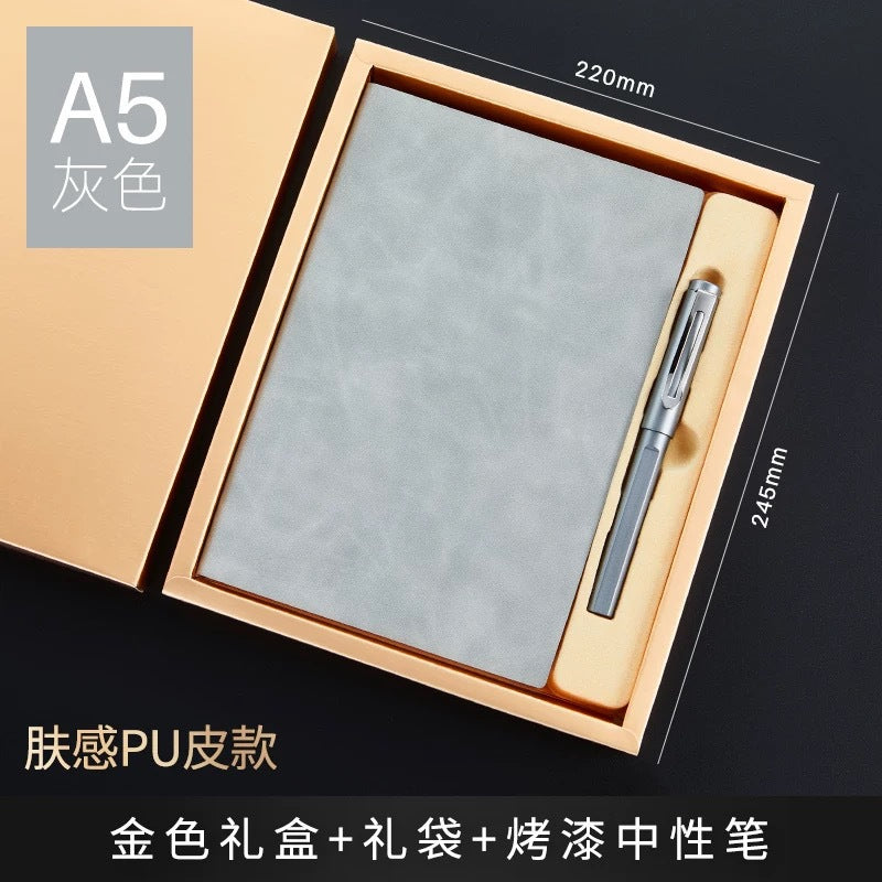 Teacher's Day Notebook Set Gift Box with Custom Logo, School Training Institution Notebook, Prize, High-Quality Notebook